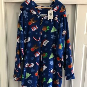 Forever Lazy Adult Onesie Christmas Theme XL